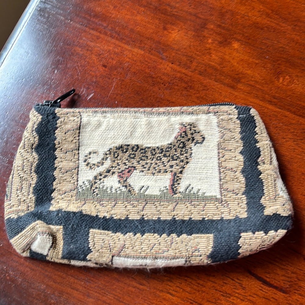 Doodle Bags Stuart FL. Small Cheetah, Leopard print Cosmetic bag